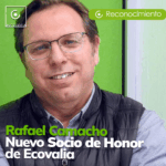 Rafael Camacho, Director-Técnico y fundador de INCEDECA, nombrado Socio de Honor por Ecovalia